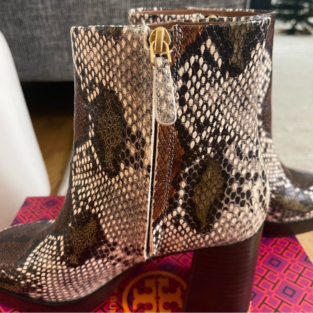 Tory Burch Ruby Snake Print Boots - image 8